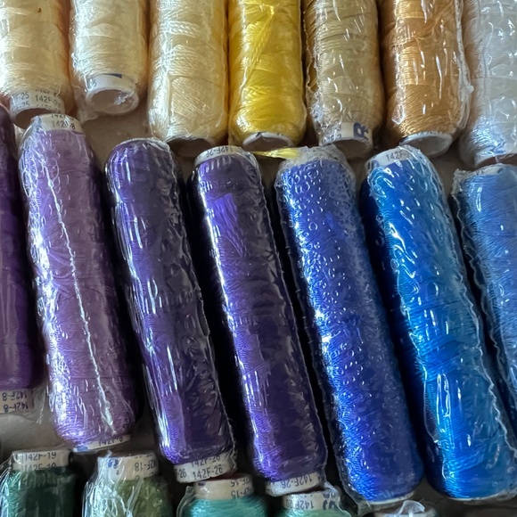 54 Spools of Ribbon Thread/Floss - Picture 4 of 14